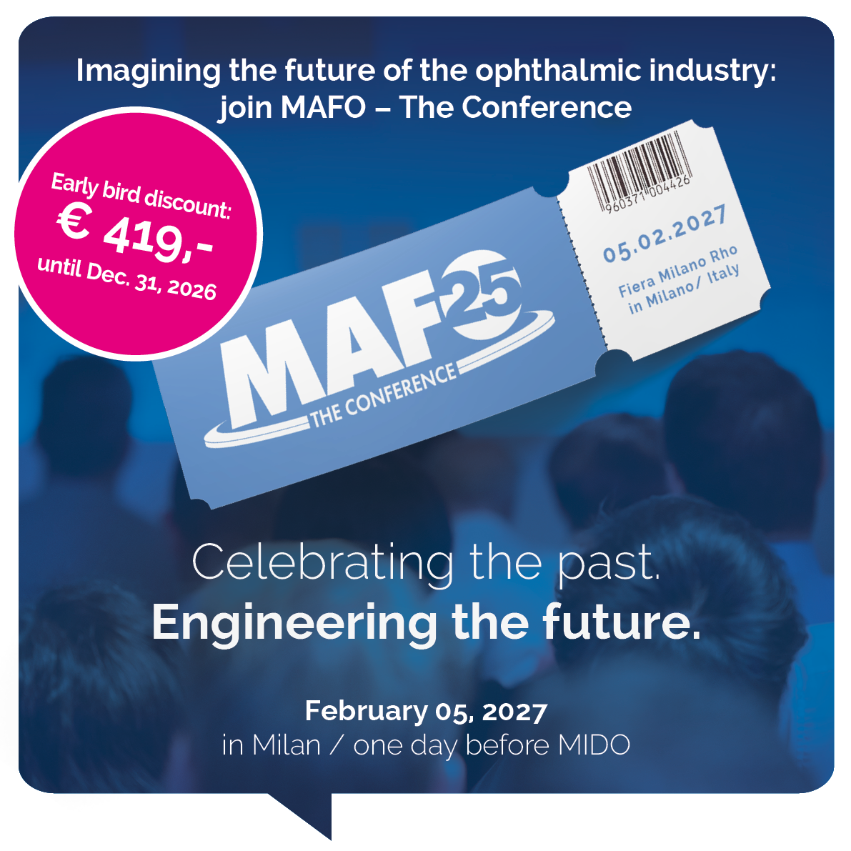 MAFO - The Conference 2027 - Single